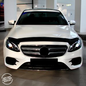 Honda Pilot Hood Deflector - Omac - Acrylic Black - 2009-2015 Honda Pilot Hood Deflector - Omac - Acrylic Black - 2009-2015